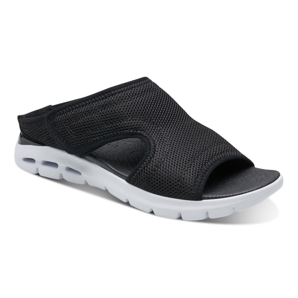 Easy Spirit Women’s Taniya Slip On Sandals Black  Size 9